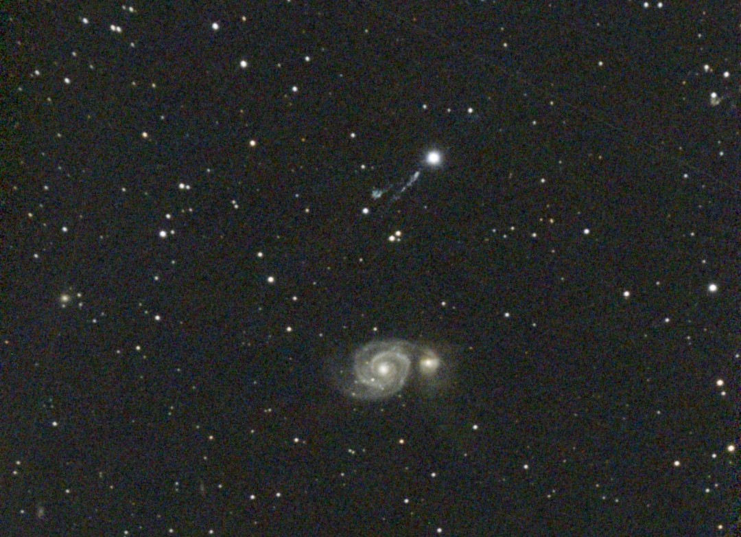 Whirlpool Galaxy taken by Fred C Cox
        Seestar 30